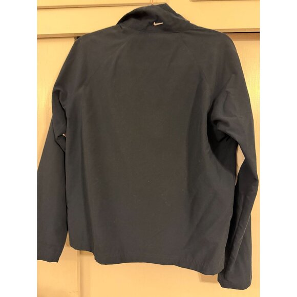 NIKE WOMENS NAVY BLUE WHITE TRACK FULL ZIP JACKET SZ MEDIUM M - Picture 4 of 4